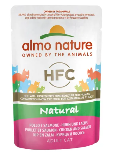 Almo Cat Nature 55 Gr Pollo E Salmone