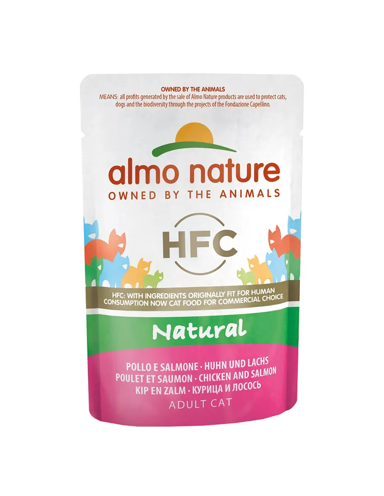 Almo Cat Nature 55 Gr Pollo E Salmone