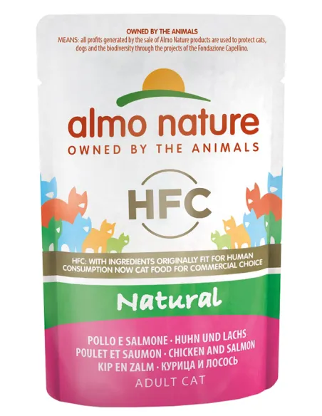 Almo Cat Nature 55 Gr Pollo E Salmone