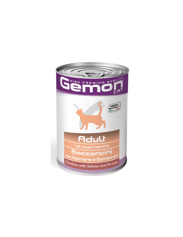 Gemon Cat Salmone Gamberetti 415 gr