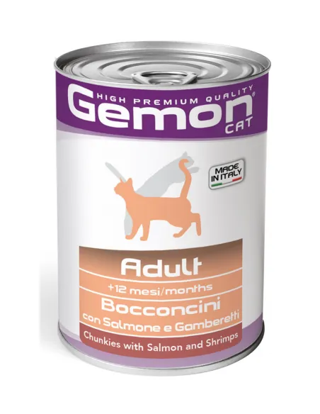 Gemon Cat Salmone Gamberetti 415 gr Gemon Cat Salmone Gamberetti 415 gr