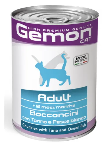 Gemon Cat Tonno Pesce Bianco 415 gr