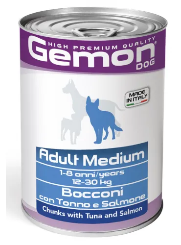 Gemon Dog Adult Tonno e Salmone 415 gr