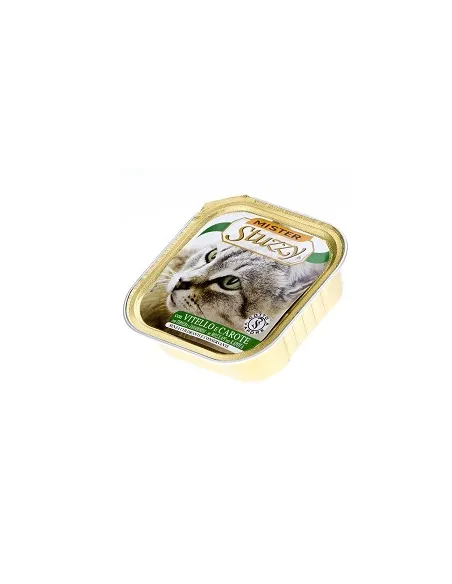 Mister Stuzzy cat Vitello Carote 100 Gr