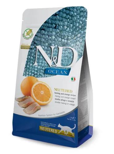 N&D Ocean Gatto Prime Aringa Neut. 1,5kg