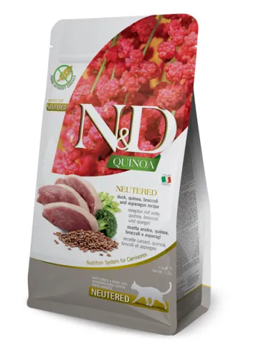 N&D Quinoa Cat Neutered Anatra 5 Kg