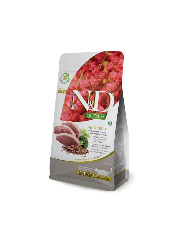 N&D Quinoa Cat Neutered Anatra 5 Kg