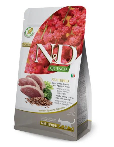 N&D Quinoa Cat Neutered Anatra 5 Kg