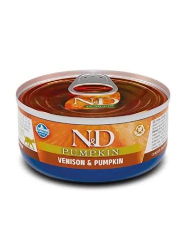 N&D Wet Cat Pumpkin Cervo 70 Gr