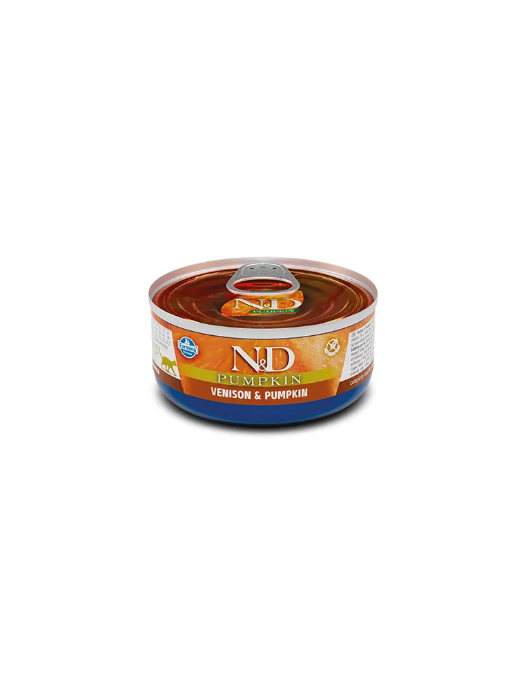 N&D Wet Cat Pumpkin Cervo 70 Gr