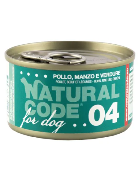 Natural Line Dog 90 Gr Pollo, Manzo Verdure 04