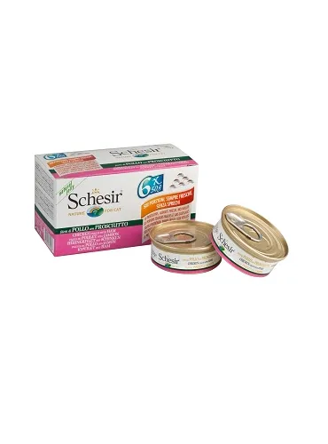Schesir Cat Fil Pollo Prosciutto 6x50gr