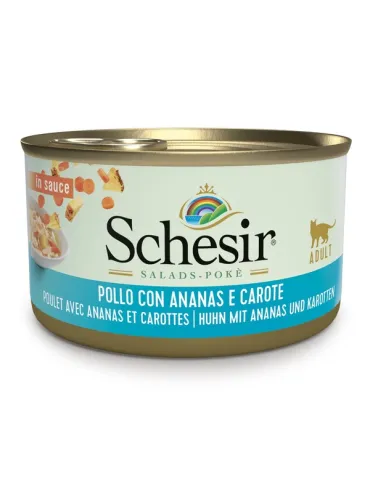 Schesir Cat Salad Pollo Ananas&Carote 85