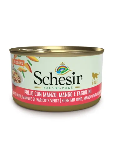 Schesir Cat Salad Pollo-Manzo Mang&Fagiolini 8