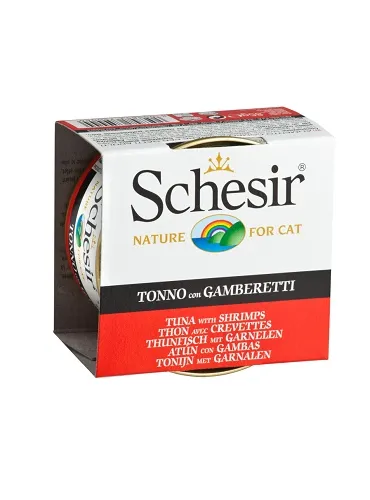 Schesir Cat Tonno Gamberi 85gr