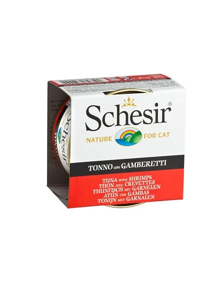 Schesir Cat Tonno Gamberi 85gr