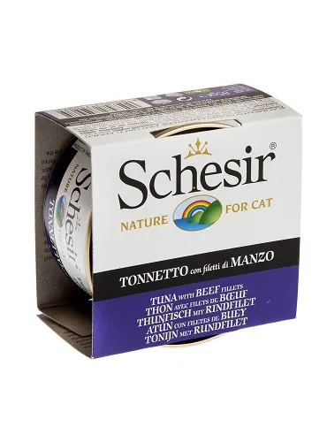 Schesir Cat Tonno Manzo 85gr