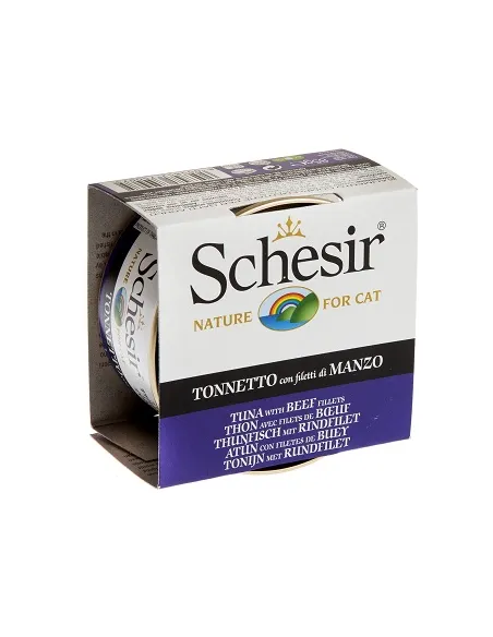 Schesir Cat Tonno Manzo 85gr
