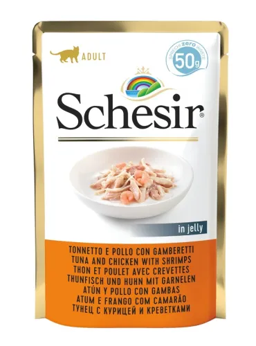 Schesir Cat Tonno Pollo Gambe 50gr