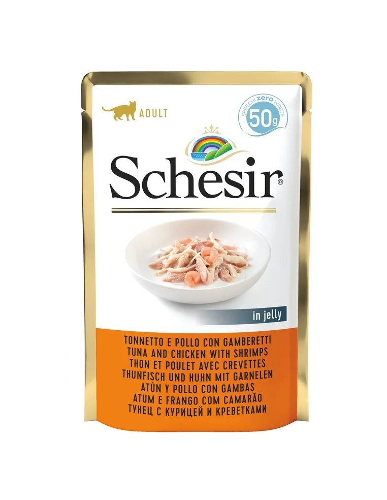 Schesir Cat Tonno Pollo Gambe 50gr