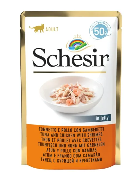 Schesir Cat Tonno Pollo Gambe 50gr