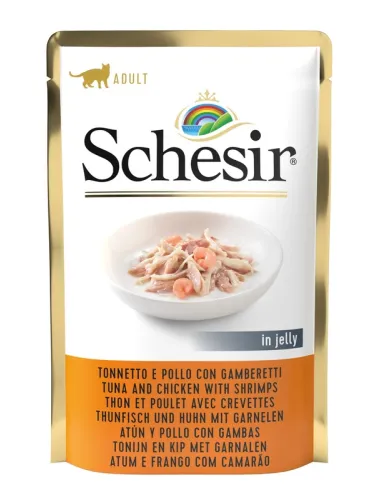 Schesir Cat Tonno Pollo Gamberetti 85gr
