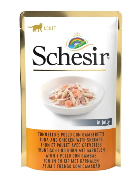 Schesir Cat Tonno Pollo Gamberetti 85gr Schesir Cat Tonno Pollo Gamberetti 85gr