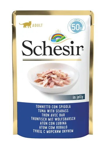 Schesir Cat Tonno Spigola 50gr