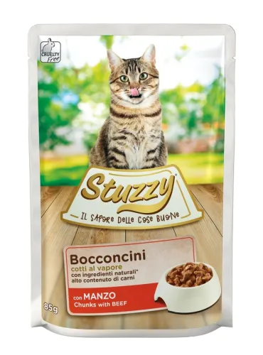 Stuzzycat Bocconcini Manzo 85gr