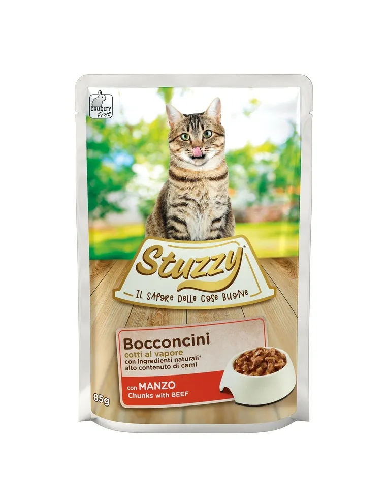 Stuzzycat Bocconcini Manzo 85gr