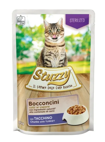 Stuzzycat Steril. Tacchino 85gr