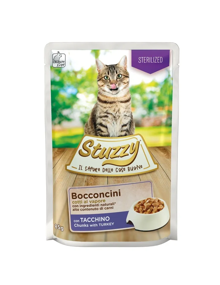 Stuzzycat Steril. Tacchino 85gr