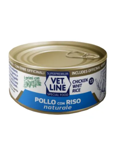Vet Line Gatto Pollo E Riso Naturale 70 Gr