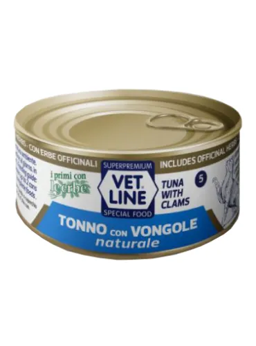 Vet Line Gatto Tonno E Vongole Naturale 70 Gr