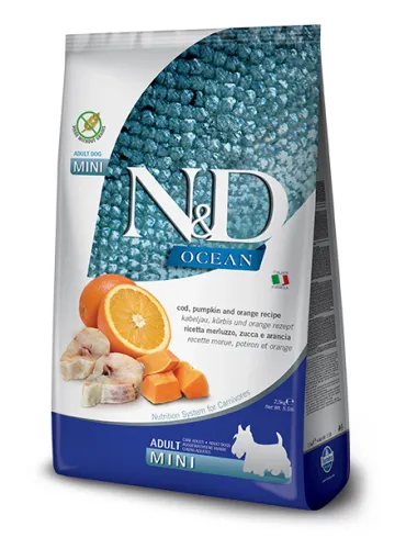 N&D Ocean Dog Pumpkin Mini Merluzzo 2,5k G