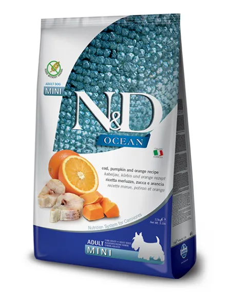 N&D Ocean Dog Pumpkin Mini Merluzzo 800g N&D Ocean Dog Pumpkin Mini Merluzzo 800g