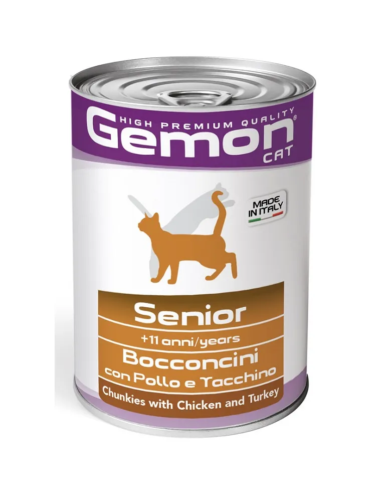 Gemon Cat Senior Pollo Tacchino 415 gr