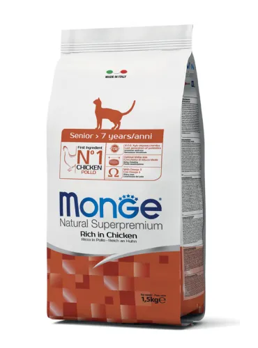 Monge Cat Nat Senior Pollo 1.5 kg