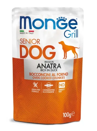 Monge Grill Dog Senior Anatra 100 gr