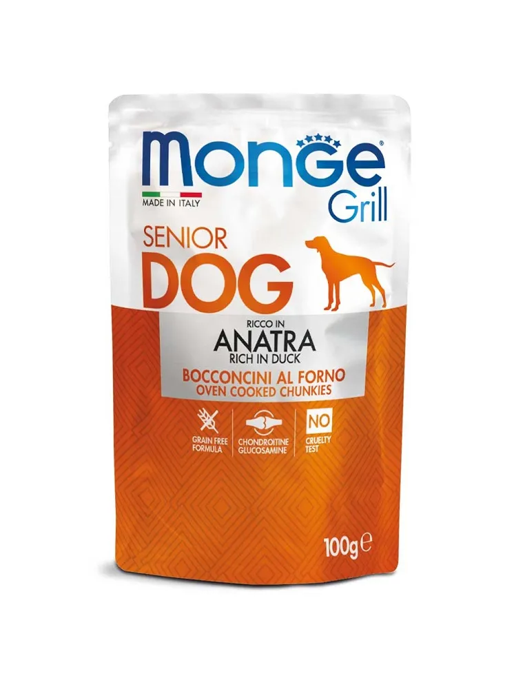 Monge Grill Dog Senior Anatra 100 gr