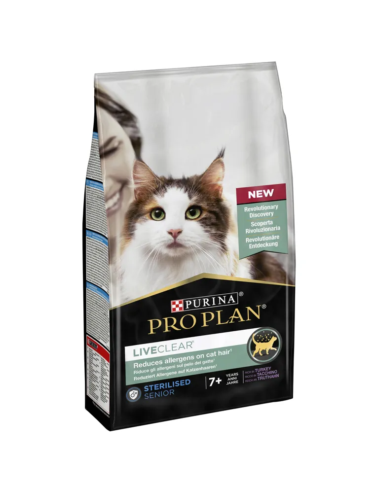 Proplan Live Clear Senior 7+ Tacchino 1 4 Kg