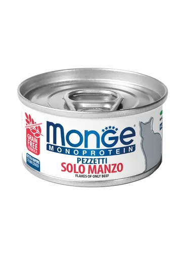 Monge Cat Pezzetti Mono Manzo 80 Gr