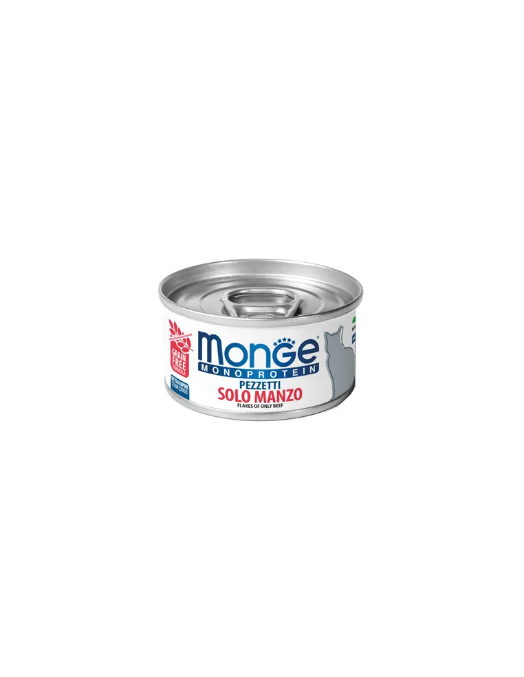 Monge Cat Pezzetti Mono Manzo 80 Gr
