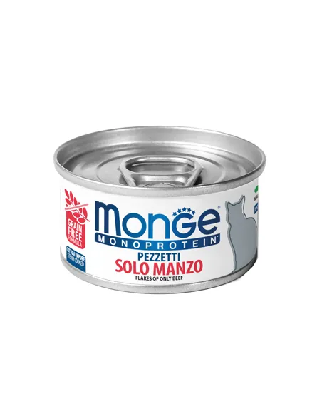 Monge Cat Pezzetti Mono Manzo 80 Gr