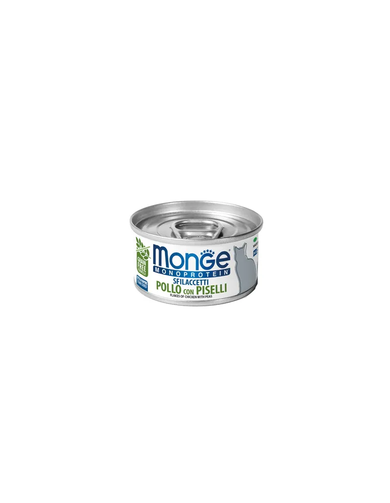 Monge Cat Pezzetti Monoprotein Pollo e Piselli 80 Gr