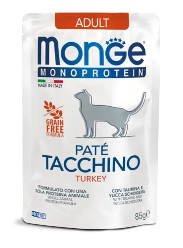 Monge Monoprotein Cat Pate Tacchino 85 gr