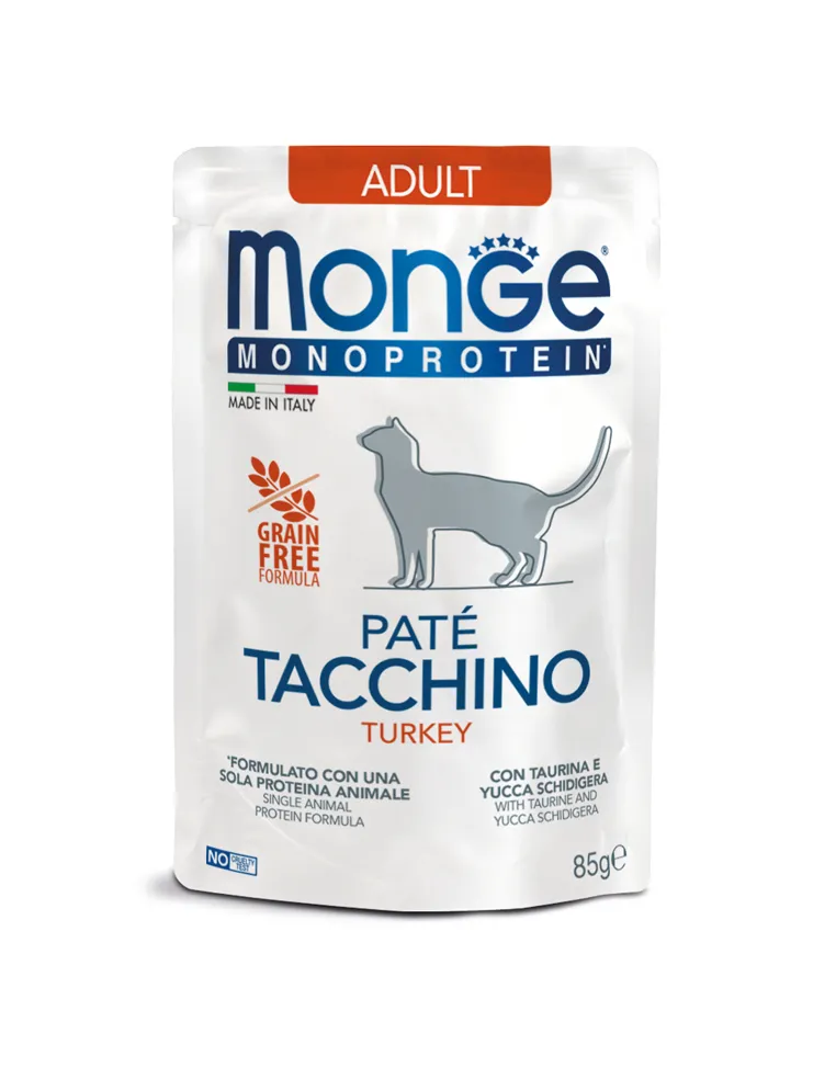Monge Monoprotein Cat Pate Tacchino 85 gr