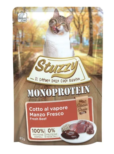 Stuzzycat Monoproteico Manzo 85gr