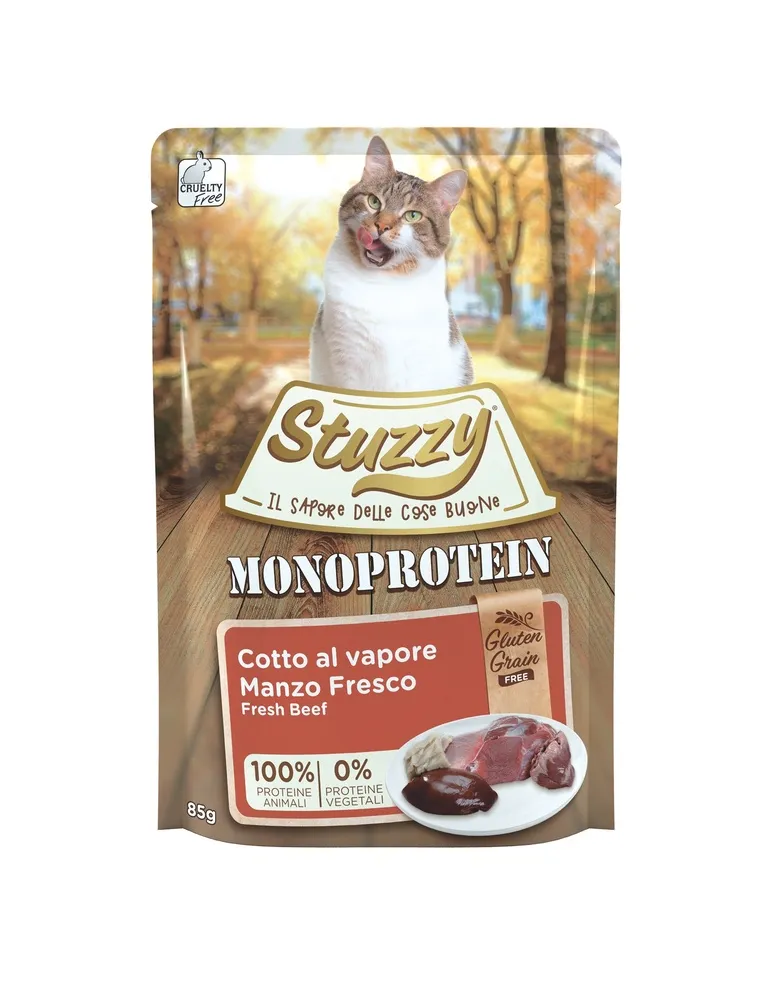 Stuzzycat Monoproteico Manzo 85gr