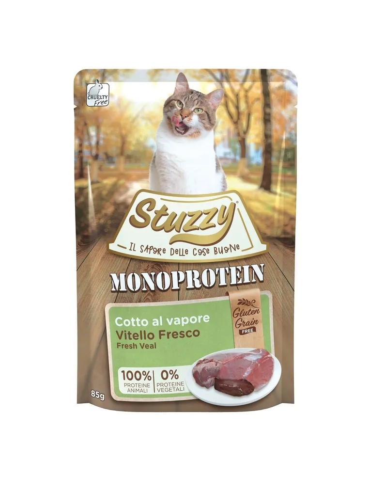 Stuzzycat Monoproteico Vitello 85gr